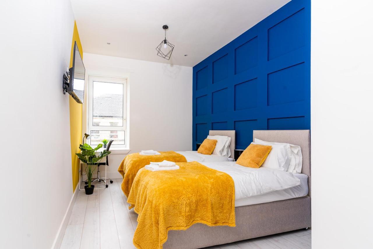 Cheerful 2 Bedroom Homely Apartment, Sleeps 6 Guest Comfy, 3X Double Bed, Parking, Free Wifi, Suitable For Business, Leisure Guest,Glasgow, Glasgow West End, Near City Centre Экстерьер фото